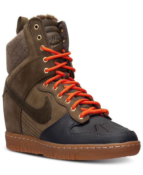 nike high sky dunks|nike sky hi sneaker boots.